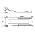 GL-13199 Pintu Belakang Truk Trailer Trailer Body